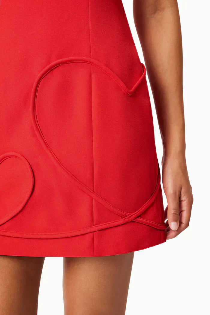 Buttercup Party Dress In Red