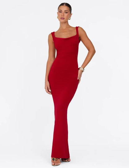 Morana Maxi Dress - Red