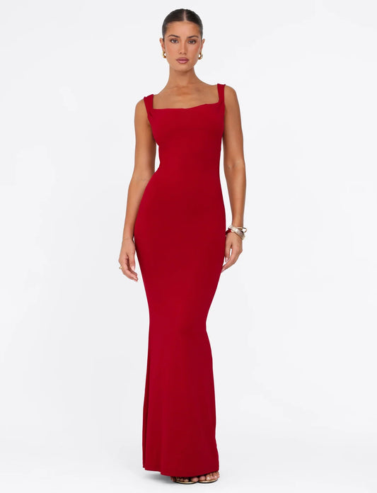 Morana Maxi Dress - Red