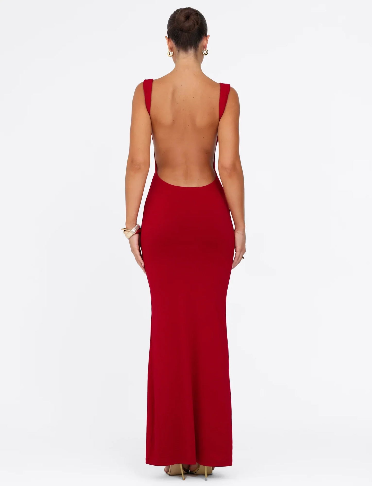 Morana Maxi Dress - Red