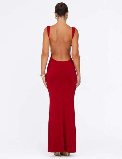 Morana Maxi Dress - Red