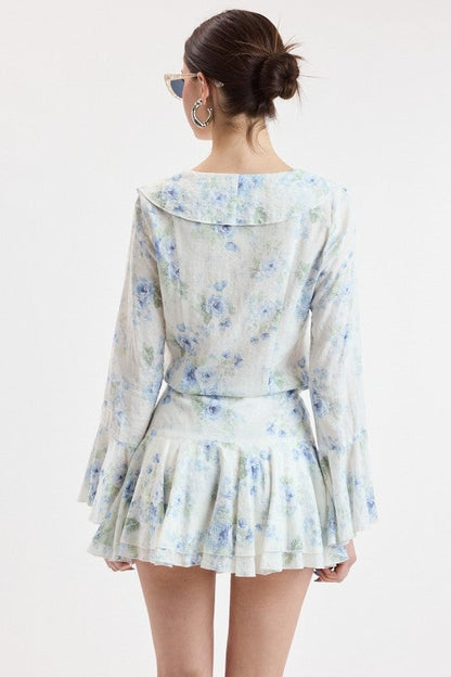 Vintage Floral Mini Dress