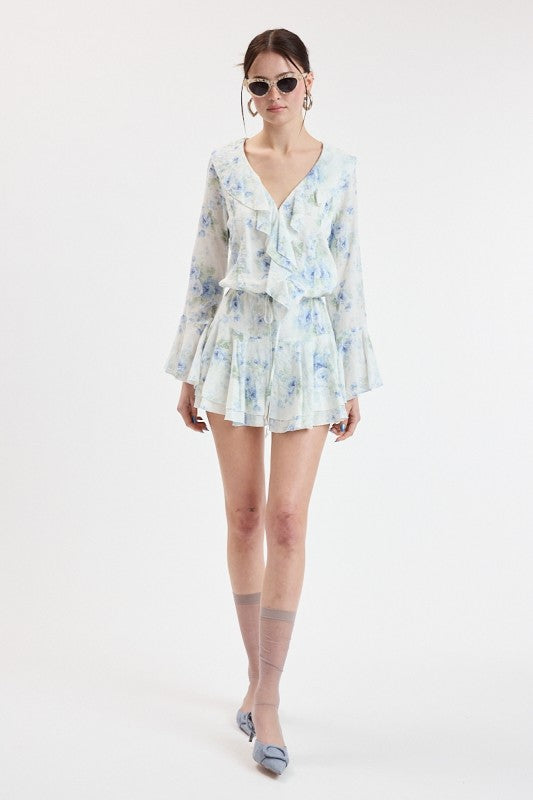 Vintage Floral Mini Dress