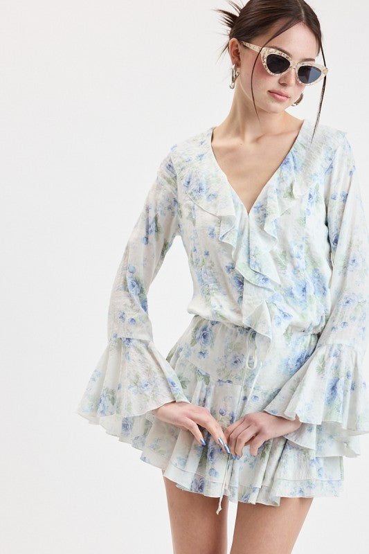 Vintage Floral Mini Dress
