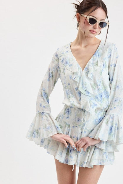 Vintage Floral Mini Dress